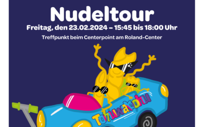 Nudeltour – Mit dem Bollerwagen on Tour
