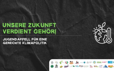 Unsere Zukunft verdient Gehör: Jugendappell für eine gerechte Klimapolitik
