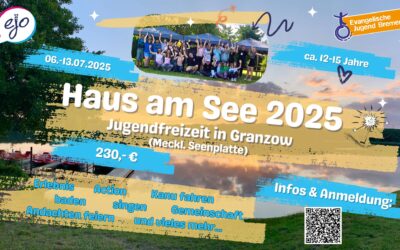 Haus am See 2025 – Jugendfreizeit in Granzow